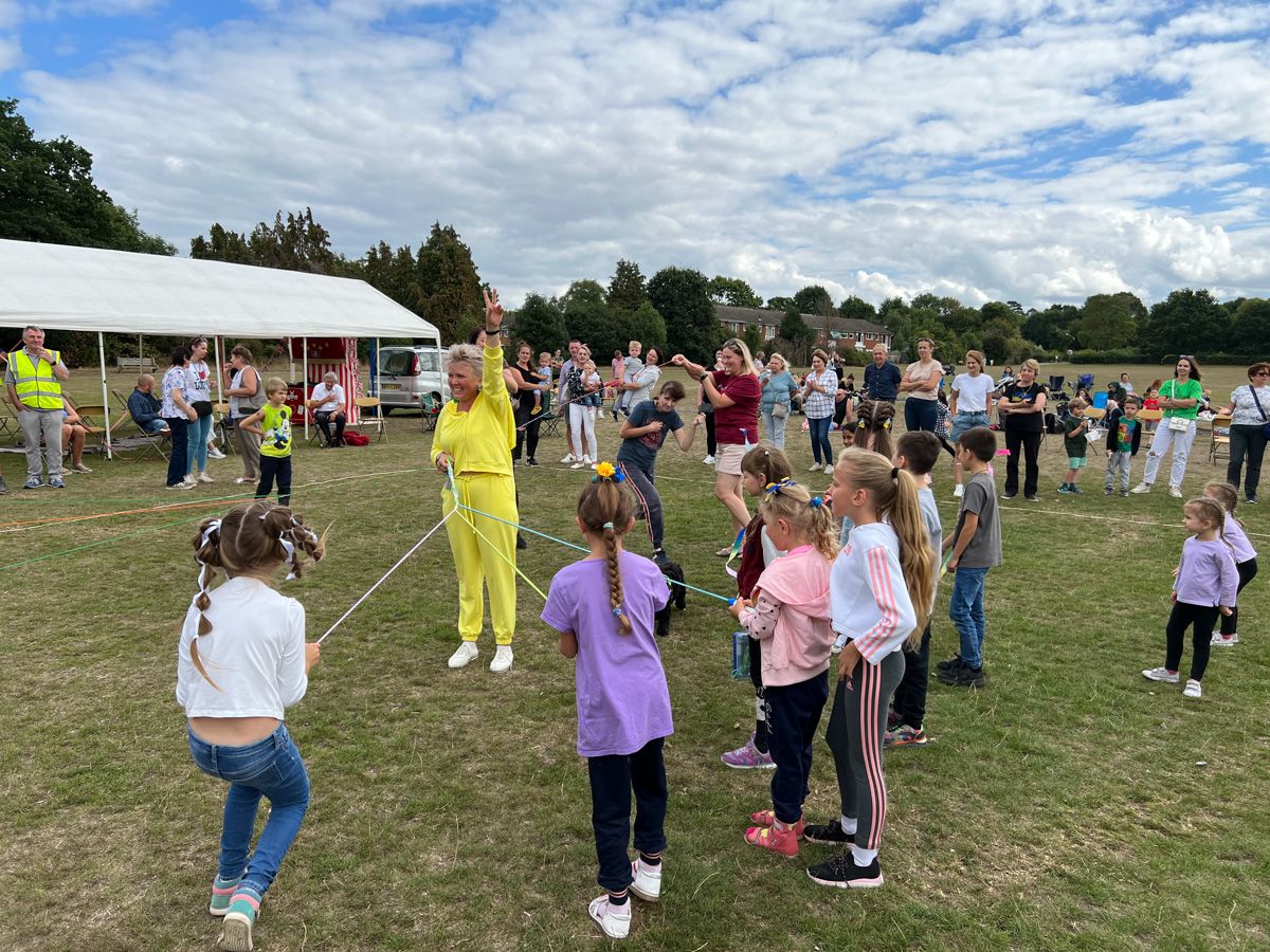 Great picnic for Ukraine with free icecream!! Rotary Epsom